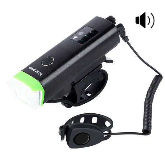 Bicycle headlight sensor light 1800 Lumens Strong Super Bright LED Mountain Bicycle Light Bike Headlight USB Rechargeable Bike Light Au+hentic Sport Spot