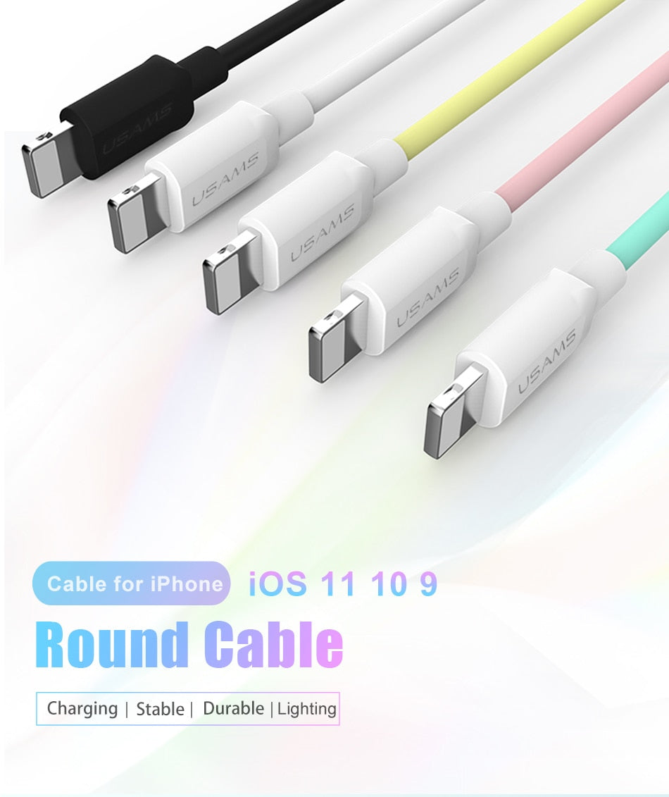 USB charger cable For Charger for iPhone X 8 7 6 6s Plus 5 5s Au+hentic Sport Spot