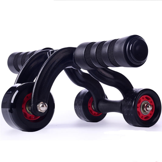 3 Wheel Ab roller exercises for the home gym Abdomen Wheel Roller for Home Gym with Three Wheels Abs exercises that build and develop the abdominal muscles. Au+hentic Sport Spot