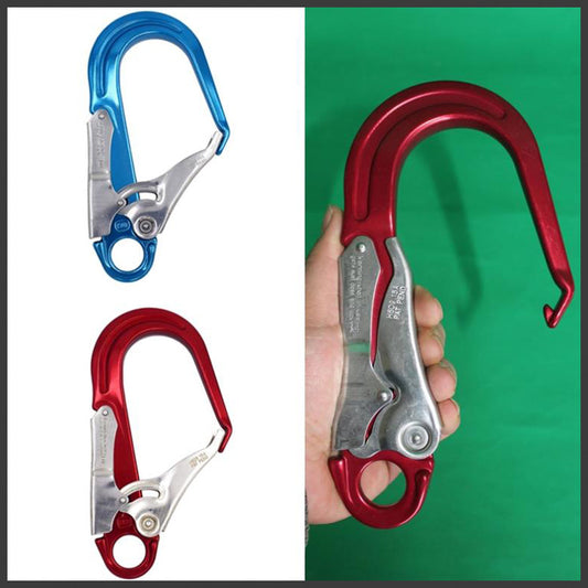 Rock climbing safety hook Rock Climbing Rappelling Gear Aluminum Alloy Snap Lock Hook Clip for Rock Climbing Au+hentic Sport Spot