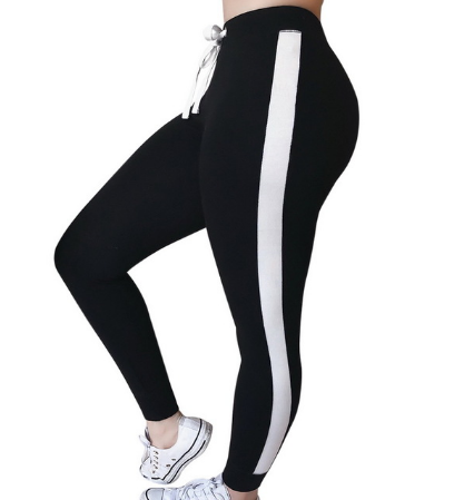 SprintFit Leggings: Women's Patchwork Running Pants with Elastic Waistband for Yoga, Gym, and Fitness TrainingWomen Running Pants Slim Fitness Leggings Elastic Sport Pants Yoga Leggins Gym Training Trousers Au+hentic Sport Spot