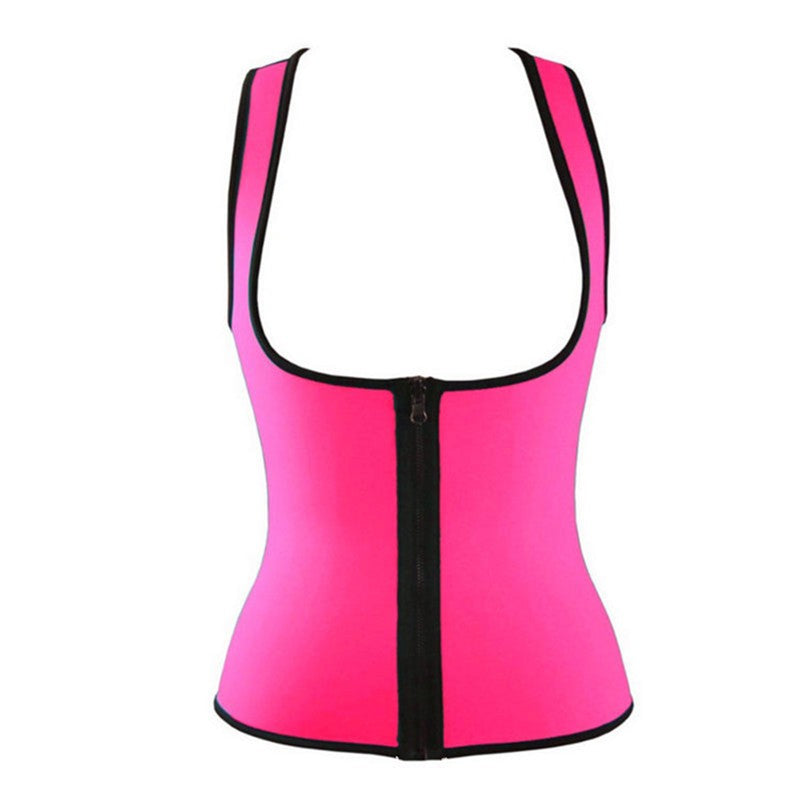 SlimShape Pro: Women's Waist Trainer Vest with Zipper for Weight Loss and Body Shaping Au+hentic Sport Spot