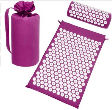 Acupressure Mat Yoga, Acupressure Mat With Pillow Set for Relieving Back/Neck Pain and Relaxing Muscles Yoga Cushion Au+hentic Sport Spot