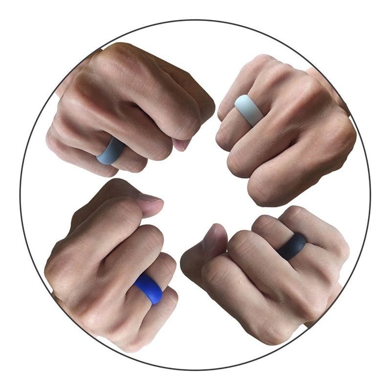 Silicone Wedding Ring Silicone Ring Sizes 6-12 Au+hentic Sport Spot