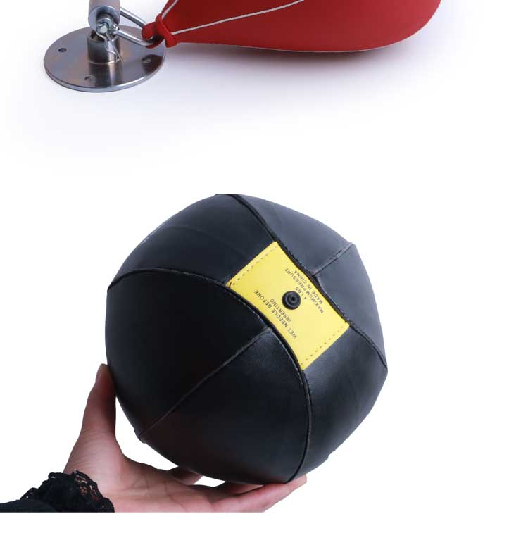 Swivel Punching Ball Heavy Duty Leather Hanging Swivel for Boxing MMA Synthetic leather professional fitness Muay Thai fitness fighting Training Workout Punching Speed Bag for boxing. Au+hentic Sport Spot