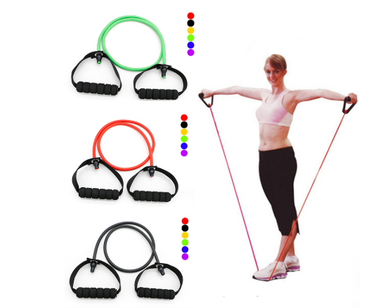 Resistance Workout bands that include grips for resistance Exercise Bands Weight Bands for Home Workouts, Strength Exercises, and Physical Therapy, Latex Resistance Bands Fitness Exercise Crossfit Fitness Yoga Tubes Pull Rope Training Gear Fitness Bands Au+hentic Sport Spot