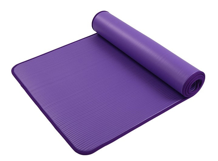 Thick Yoga Mat, All-Purpose Yoga Mat Anti Tear Premium Yoga Mat Exercise & Fitness Mat Yoga Mat with Strap, 1/3 Inch Extra Thick Yoga Mat Double-Sided Non Slip, Professional Yoga Mats for Yoga, Pilates All-Purpose Extra Thick High Density Anti-Tear Au+hentic Sport Spot