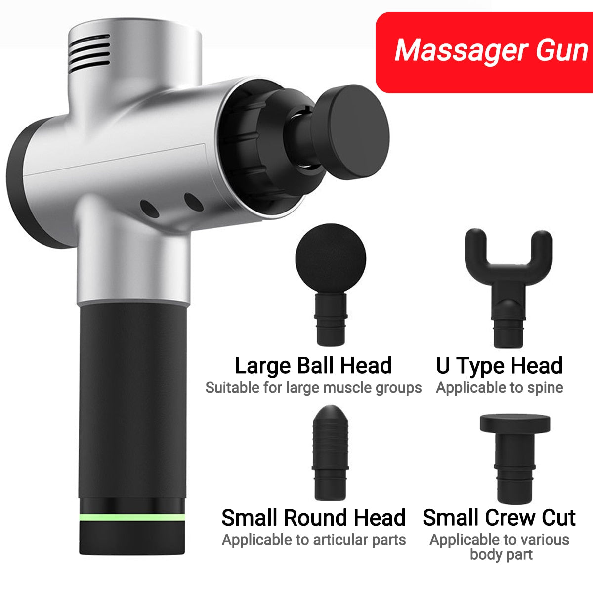 Massage Gun Deep Tissue Percussive Muscles Massager for Pain Relief, Super Quiet Handheld Neck Back and Body Relaxation Electric Sport Massager, Body Muscle Massager Electric Vibrating Therapy Guns20-speed shifting, adjustable speed Au+hentic Sport Spot