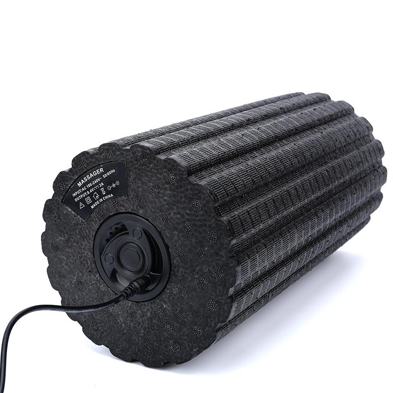 High Intensity Transportable Muscle Roller with 4 Speeds Vibration Massages Roller Foam, Massage Therapy for Sports, Deep Tissue Rolling Trigger Point Massage. Au+hentic Sport Spot