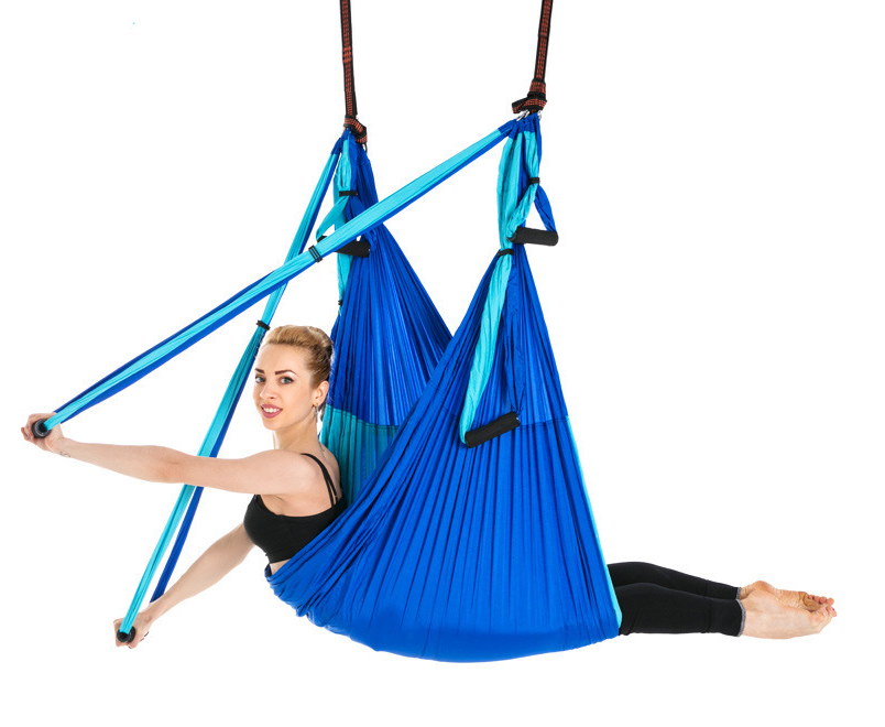 Antigravity Yoga Swing Set Aerial Yoga Indoor Home Fitness Equipment: Aerial Yoga Swing Set, Yoga Hammock, Trapeze Sling Accessories for the aerial yoga swing set on the ceiling Yoga Inversion and Swing for Antigravity Au+hentic Sport Spot