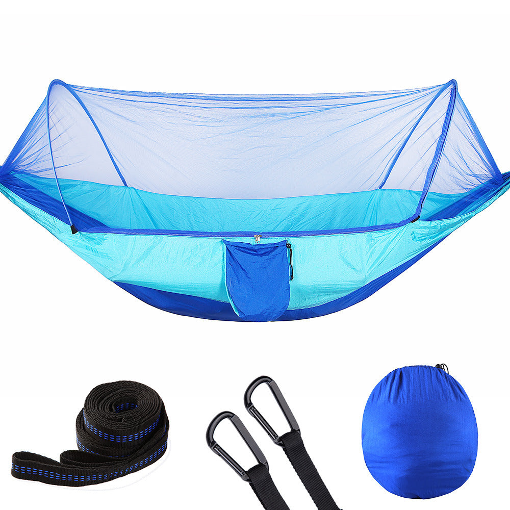 Outdoor Hammock with Net Perfect for hiking, travel, the beach, and the backyard, the Camping Hammock is 115" x 55" Double Hammock , Hammock With Mosquito Net Au+hentic Sport Spot