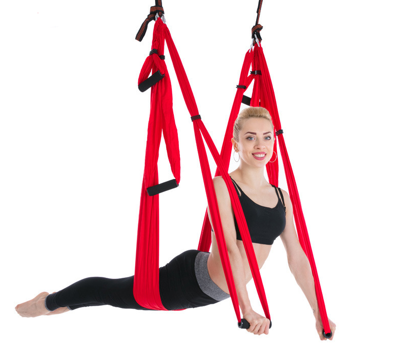 Antigravity Yoga Swing Set Aerial Yoga Indoor Home Fitness Equipment: Aerial Yoga Swing Set, Yoga Hammock, Trapeze Sling Accessories for the aerial yoga swing set on the ceiling Yoga Inversion and Swing for Antigravity Au+hentic Sport Spot