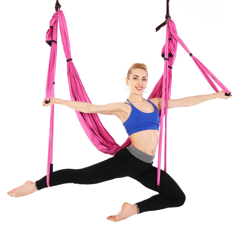 Antigravity Yoga Swing Set Aerial Yoga Indoor Home Fitness Equipment: Aerial Yoga Swing Set, Yoga Hammock, Trapeze Sling Accessories for the aerial yoga swing set on the ceiling Yoga Inversion and Swing for Antigravity Au+hentic Sport Spot