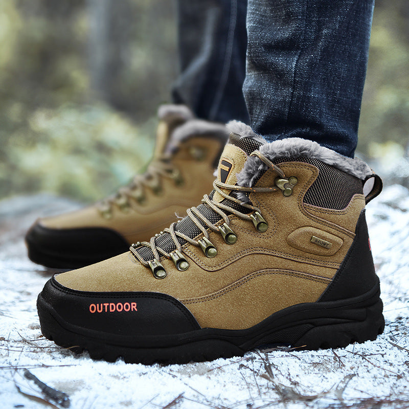 Outdoor Men's Winter Shoes Outdoor Waterproof Winter Shoes Au+hentic Sport Spot