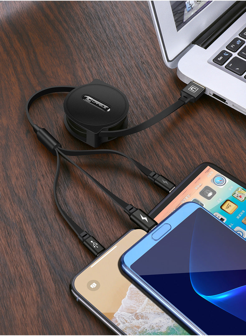 Three in one Charging Cable # in 1 Cafele Charging Cable Au+hentic Sport Spot