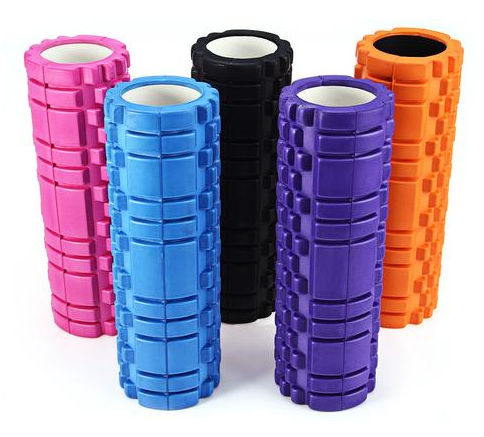 Yoga foam roller, medium-density deep tissue massager for massaging muscles and releasing myofascial trigger points Au+hentic Sport Spot