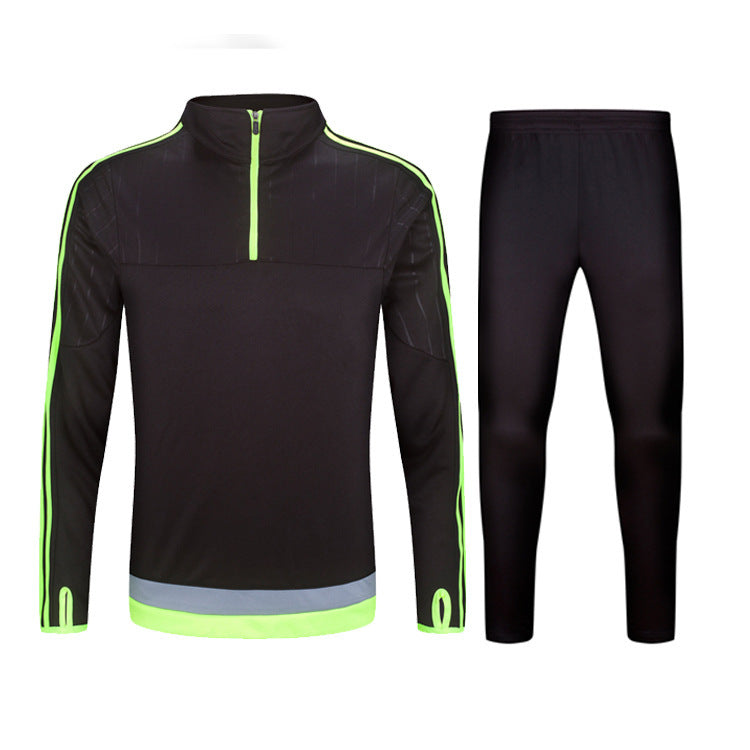 SoccerPro Tracksuit: Long-Sleeved Athletic Suit for Adults and Children, Ideal for Autumn and Winter Sports, Soccer, Football Training Apparel Au+hentic Sport Spot