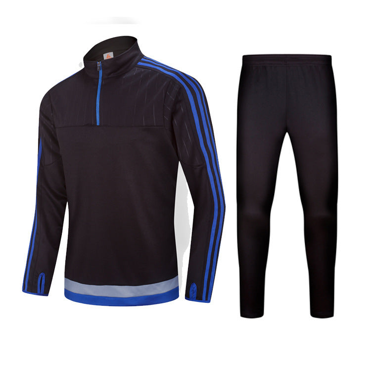 SoccerPro Tracksuit: Long-Sleeved Athletic Suit for Adults and Children, Ideal for Autumn and Winter Sports, Soccer, Football Training Apparel Au+hentic Sport Spot