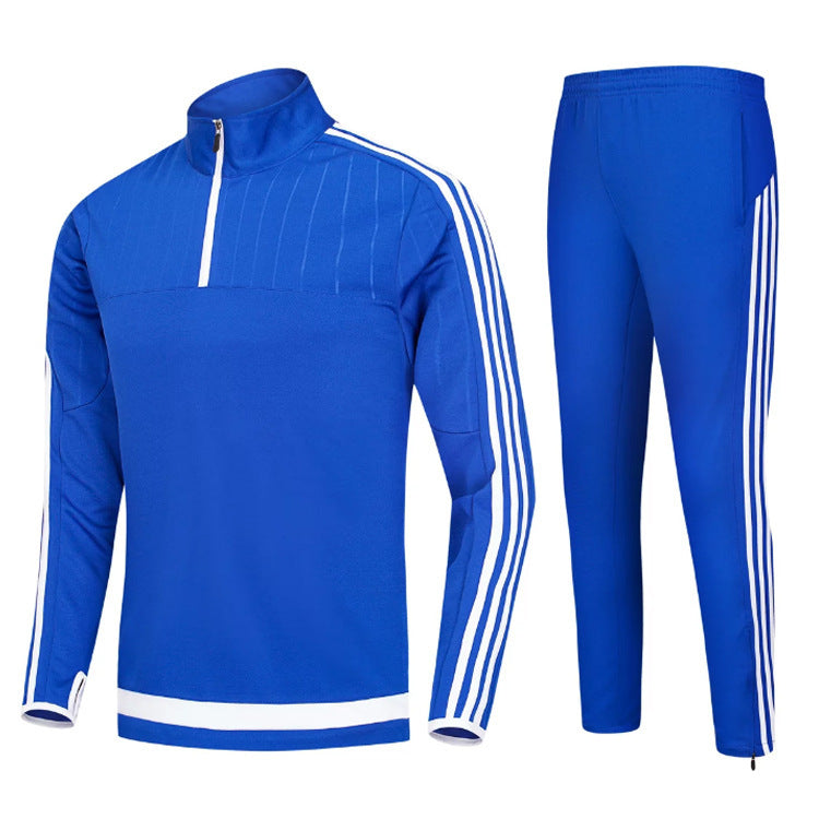 SoccerPro Tracksuit: Long-Sleeved Athletic Suit for Adults and Children, Ideal for Autumn and Winter Sports, Soccer, Football Training Apparel Au+hentic Sport Spot