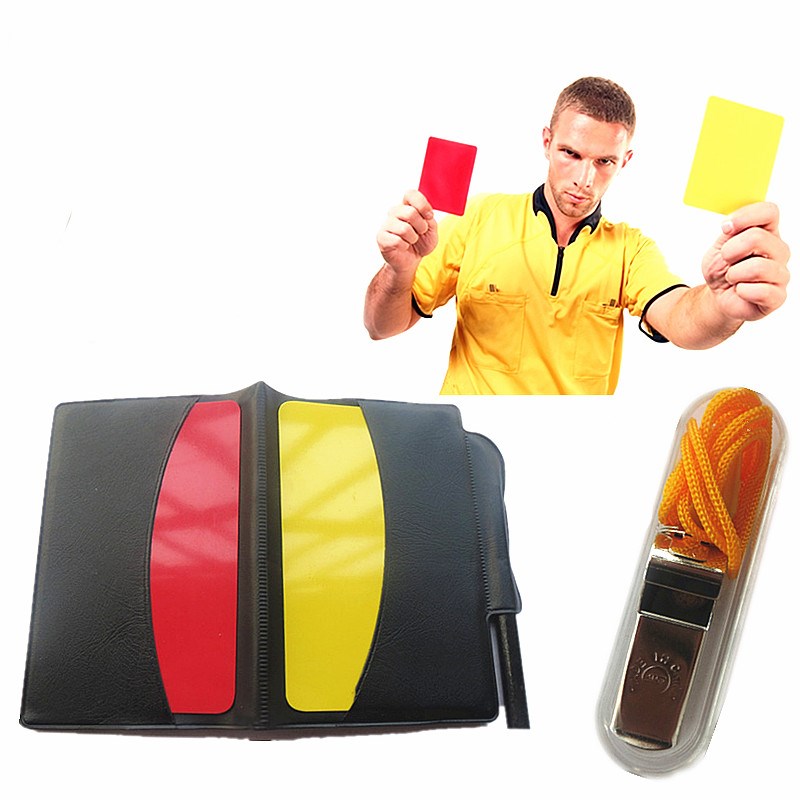 Football Referee Soccer Referee Card Holder With Pen holder Au+hentic Sport Spot