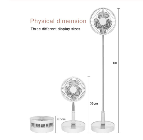 Portable Fan USB Charging Portable Mini Multi-function Fan For use when traveling, at home, at the office, or outdoors, there are portable rechargeable table fans, cordless foldable fans,  pedestal standing desk fans containing USB Powered Batteries Au+hentic Sport Spot