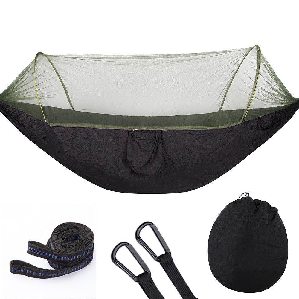 Outdoor Hammock with Net Perfect for hiking, travel, the beach, and the backyard, the Camping Hammock is 115" x 55" Double Hammock , Hammock With Mosquito Net Au+hentic Sport Spot