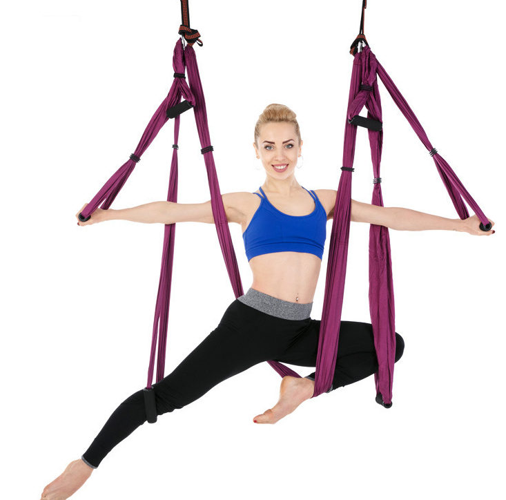 Antigravity Yoga Swing Set Aerial Yoga Indoor Home Fitness Equipment: Aerial Yoga Swing Set, Yoga Hammock, Trapeze Sling Accessories for the aerial yoga swing set on the ceiling Yoga Inversion and Swing for Antigravity Au+hentic Sport Spot