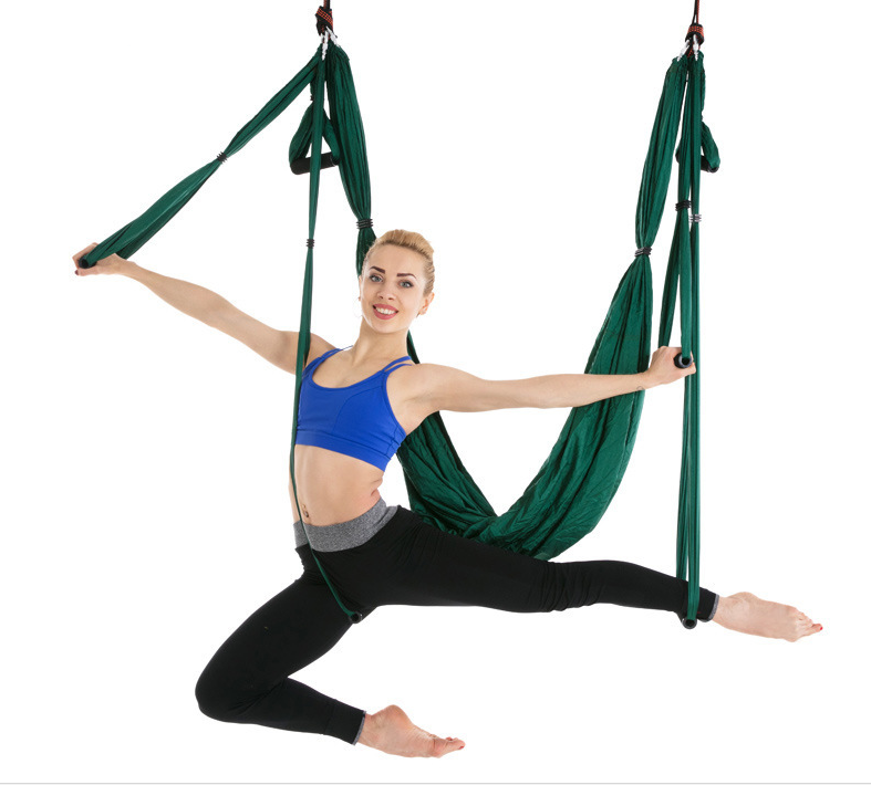 Antigravity Yoga Swing Set Aerial Yoga Indoor Home Fitness Equipment: Aerial Yoga Swing Set, Yoga Hammock, Trapeze Sling Accessories for the aerial yoga swing set on the ceiling Yoga Inversion and Swing for Antigravity Au+hentic Sport Spot