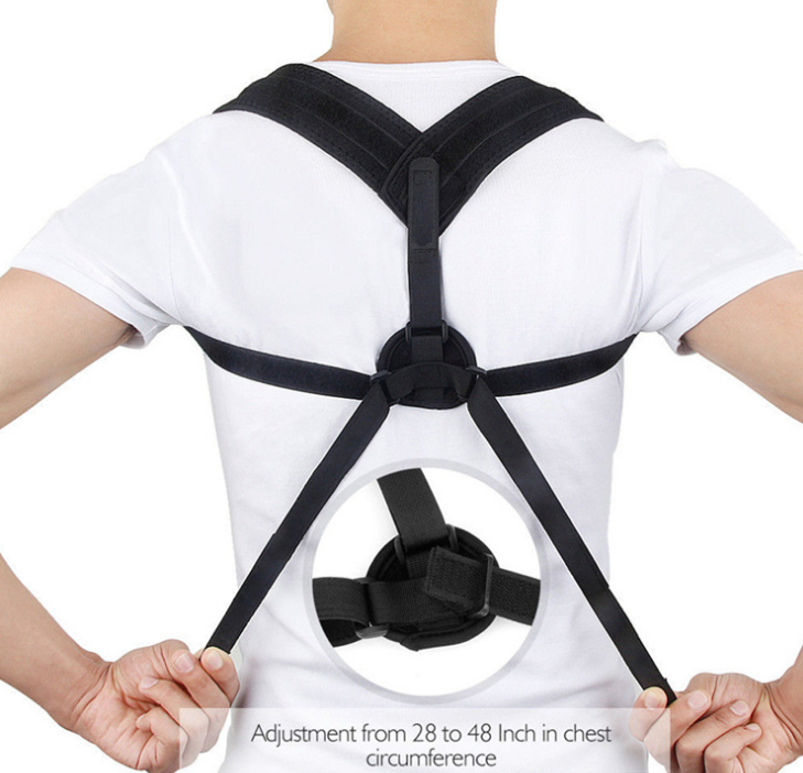 Posture Corrector for Men and Women Back Brace, Upper Back Brace for Clavicle Support to Improve Posture Adjustable Back Straightener Breathable Correction Belt to improve Back Posture and pain relief from Shoulders, Upper Body, Neck, and Back Au+hentic Sport Spot