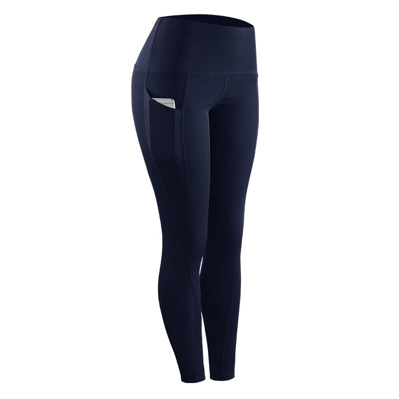 FlexiFit Compression Leggings: Women's Skinny Fitness Pants with Stretchable Fabric and Pocket, Ideal for Casual Wear and Sports Activities Au+hentic Sport Spot