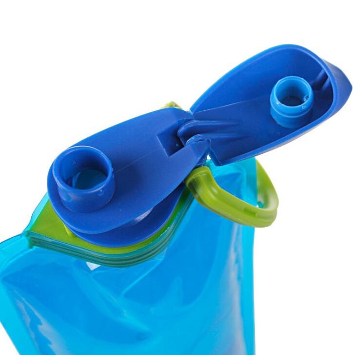 Foldable reusable Water Bottle Outdoors 700 ml Water Bottle Foldable Au+hentic Sport Spot