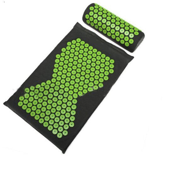 Acupressure Mat Yoga, Acupressure Mat With Pillow Set for Relieving Back/Neck Pain and Relaxing Muscles Yoga Cushion Au+hentic Sport Spot