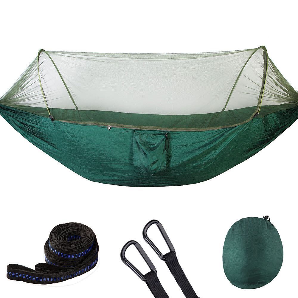 Outdoor Hammock with Net Perfect for hiking, travel, the beach, and the backyard, the Camping Hammock is 115" x 55" Double Hammock , Hammock With Mosquito Net Au+hentic Sport Spot