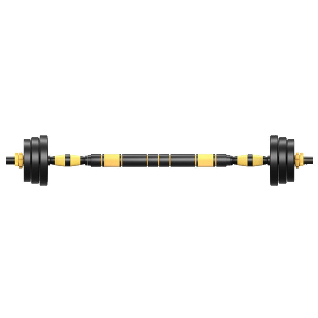 Dumbbells' Barbell , Barbell / Dumbbells Adjustable Weights Set of Dumbbells Barbell Weights for Home Workout Home Gym Set of 20KG, Weights W/ Connecting Rod, Non-Slip, All-Purpose, 2-in-1 Set, Up to 44 Lbs Au+hentic Sport Spot