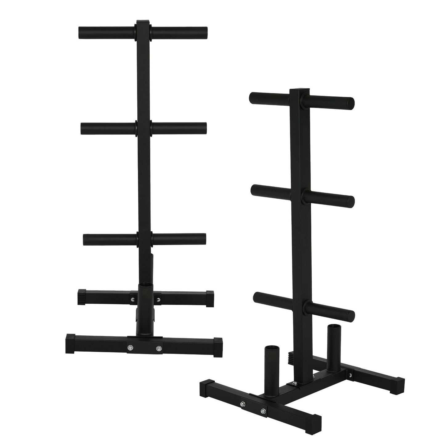 Home Gym Olympic Weight Plate Rack for Home Workouts 2in weight plate rack tree with 2 barbell bar holders with Olympic weight plate rack for 2in plates Storage Stand for Olympic Weights, Au+hentic Sport Spot