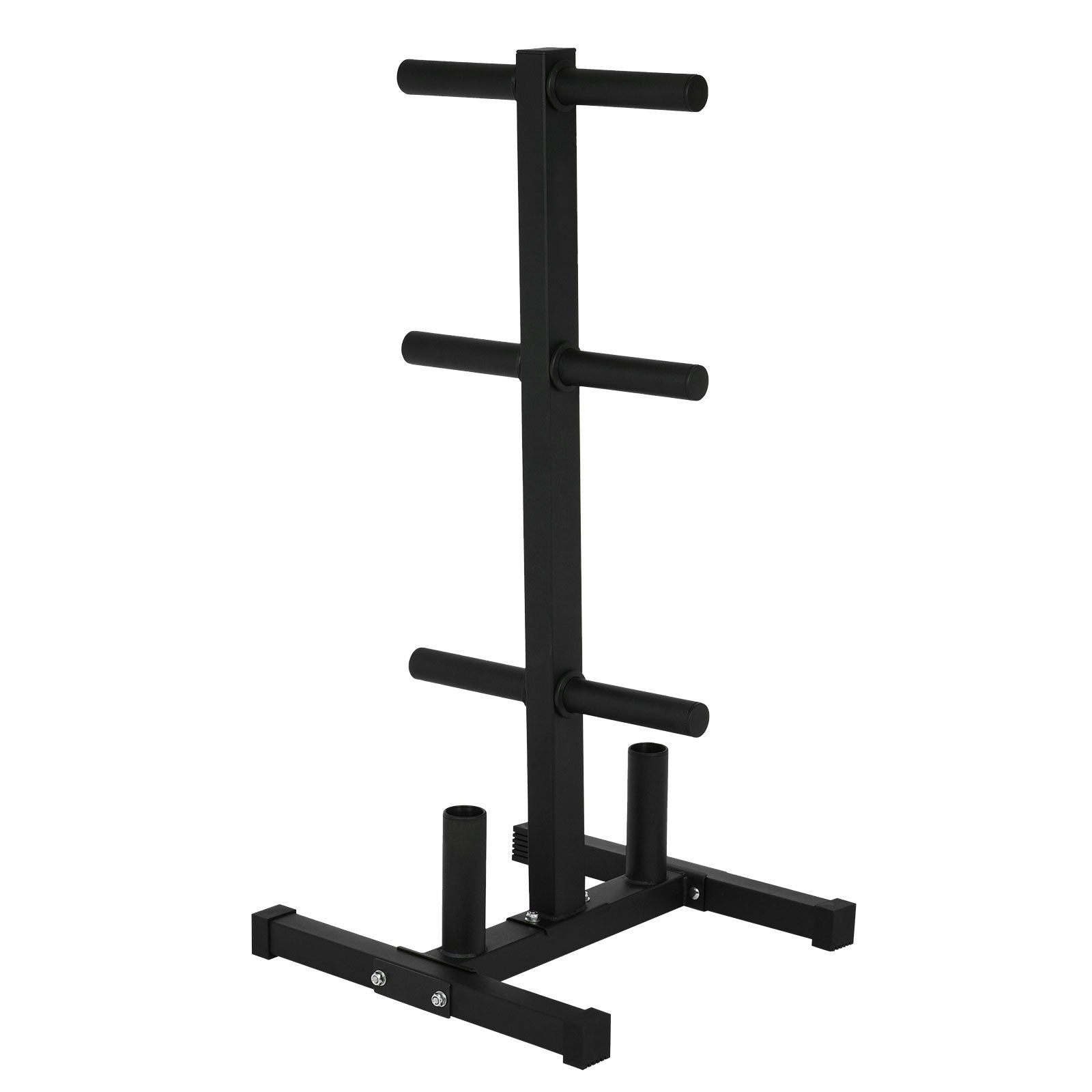 Home Gym Olympic Weight Plate Rack for Home Workouts 2in weight plate rack tree with 2 barbell bar holders with Olympic weight plate rack for 2in plates Storage Stand for Olympic Weights, Au+hentic Sport Spot