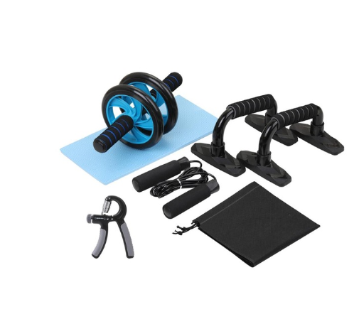 Core Strengthening and Training, AB Roller for Home Gym, Abdominal Workout Gear, Ab Wheel & Jump Rope for Home Workouts and conditioning,  Ab Roller for Abdominal exercises, Core Strengthening Ab Roller Kit, Fitness Equipment Au+hentic Sport Spot