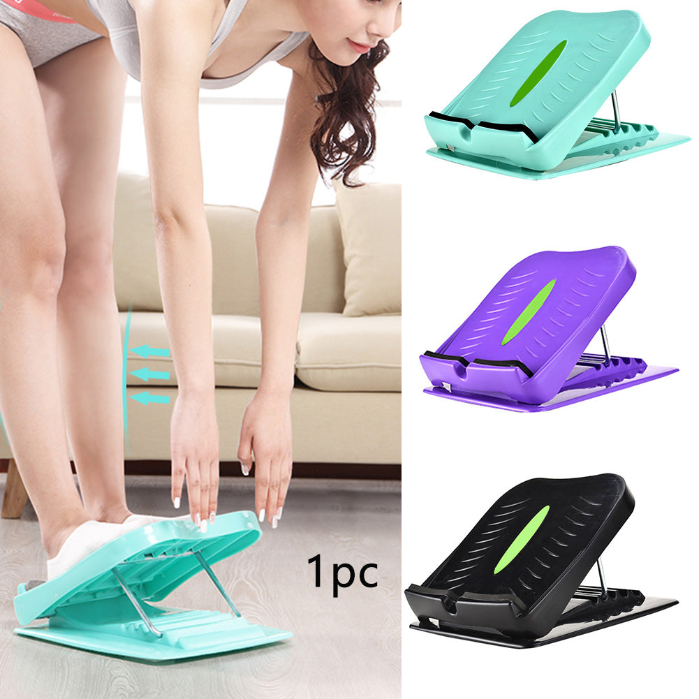 Adjustable Portable Slant Board Leg Stretching Board Home Gym Fitness Stretching Board Folding Fitness Pedal Leg Muscle Stretching Au+hentic Sport Spot