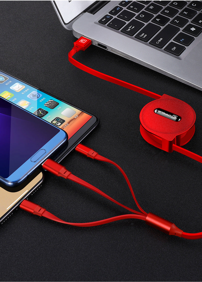 Three in one Charging Cable # in 1 Cafele Charging Cable Au+hentic Sport Spot