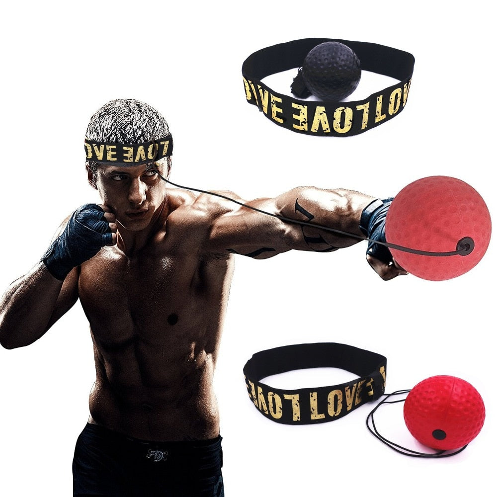 Boxing Reflex Speed Punch Ball Boxing Speedy Boxing Reflexes Punching bag Boxing Reflex Ball, Boxing Ball with Headband, Ideal for Training Hand-Eye Coordination, Agility, Punching Speed, and Reaction Reflex Ball, Boxing Ball with Headband Au+hentic Sport Spot