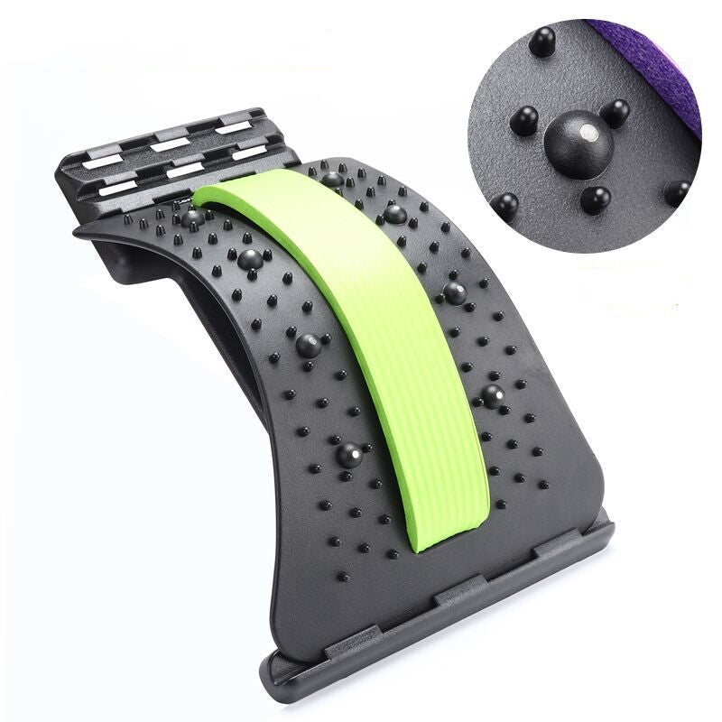 Back Stretcher Upper & Lower Back Stretcher Support, Back Stretcher, Sciatica, and Herniated Disc Pain relief Stretcher for Back, Back Massager, Therapy With Waist Traction Lumbar Traction Back Stretcher for Recovery and Pain Relief Au+hentic Sport Spot