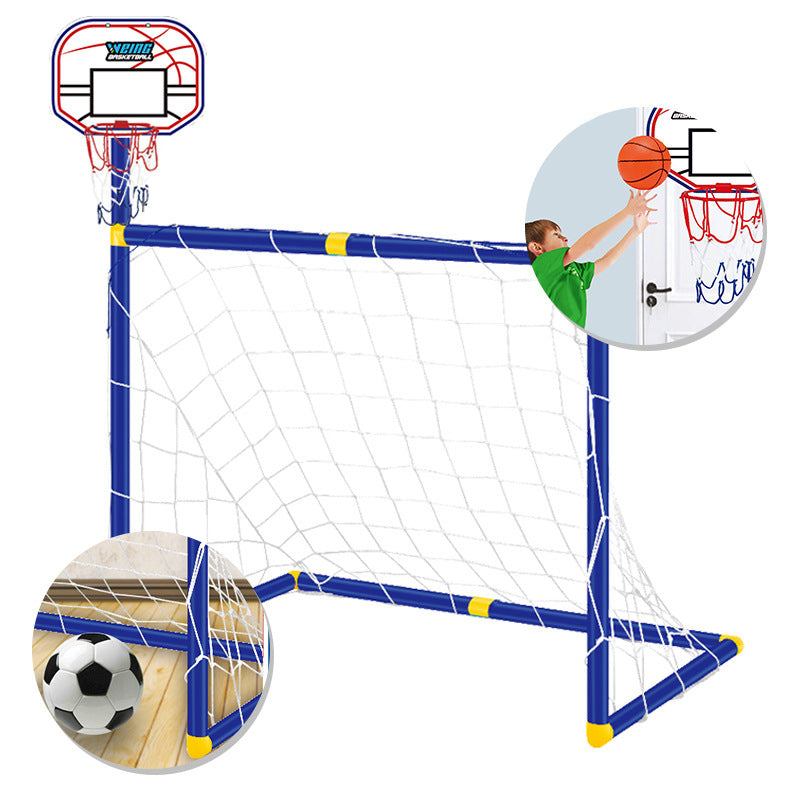 Folding Mini Football Soccer Ball Goal Post Net Au+hentic Sport Spot