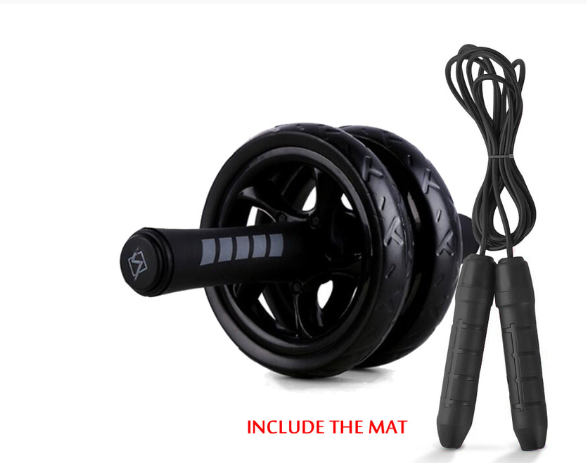 Core Strengthening and Training, AB Roller for Home Gym, Abdominal Workout Gear, Ab Wheel & Jump Rope for Home Workouts and conditioning,  Ab Roller for Abdominal exercises, Core Strengthening Ab Roller Kit, Fitness Equipment Au+hentic Sport Spot