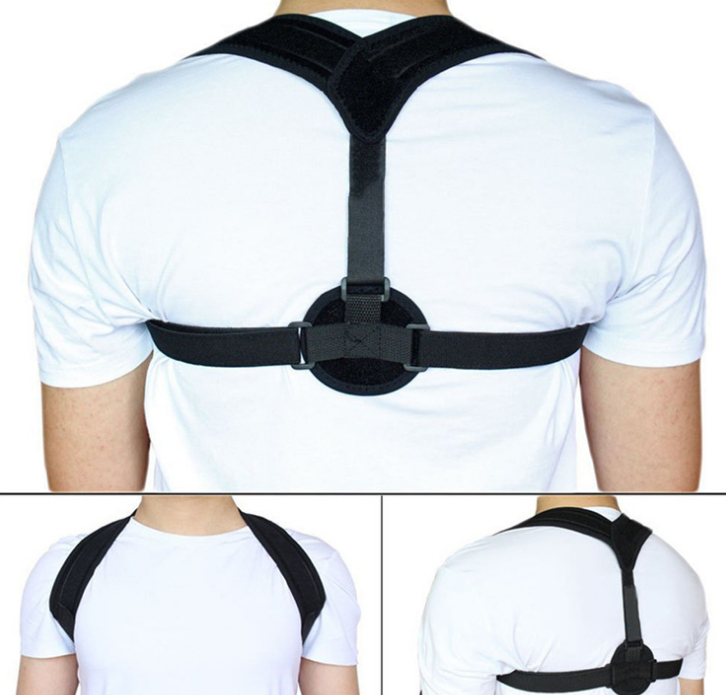 Posture Corrector for Men and Women Back Brace, Upper Back Brace for Clavicle Support to Improve Posture Adjustable Back Straightener Breathable Correction Belt to improve Back Posture and pain relief from Shoulders, Upper Body, Neck, and Back Au+hentic Sport Spot