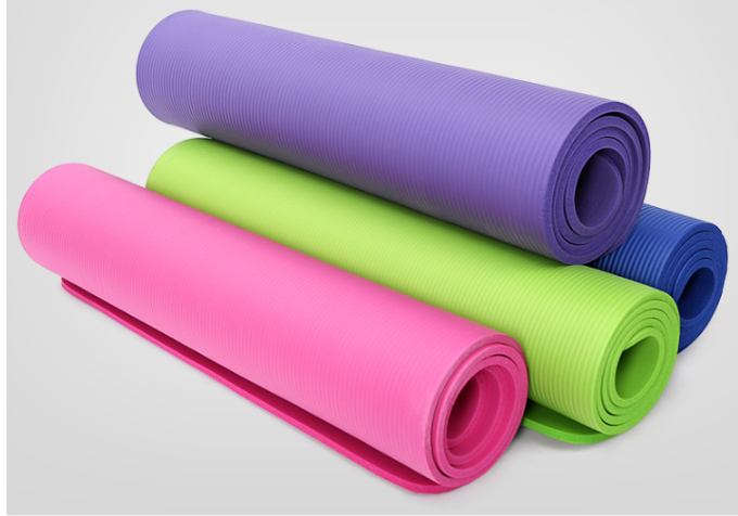 High Density Eco-Friendly NBR Yoga Mat with Carrying Strap - Perfect for All-Purpose Exercise Au+hentic Sport Spot