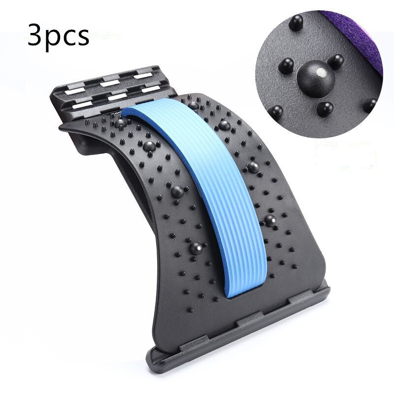 Back Stretcher Upper & Lower Back Stretcher Support, Back Stretcher, Sciatica, and Herniated Disc Pain relief Stretcher for Back, Back Massager, Therapy With Waist Traction Lumbar Traction Back Stretcher for Recovery and Pain Relief Au+hentic Sport Spot