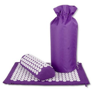 Acupressure Mat Yoga, Acupressure Mat With Pillow Set for Relieving Back/Neck Pain and Relaxing Muscles Yoga Cushion