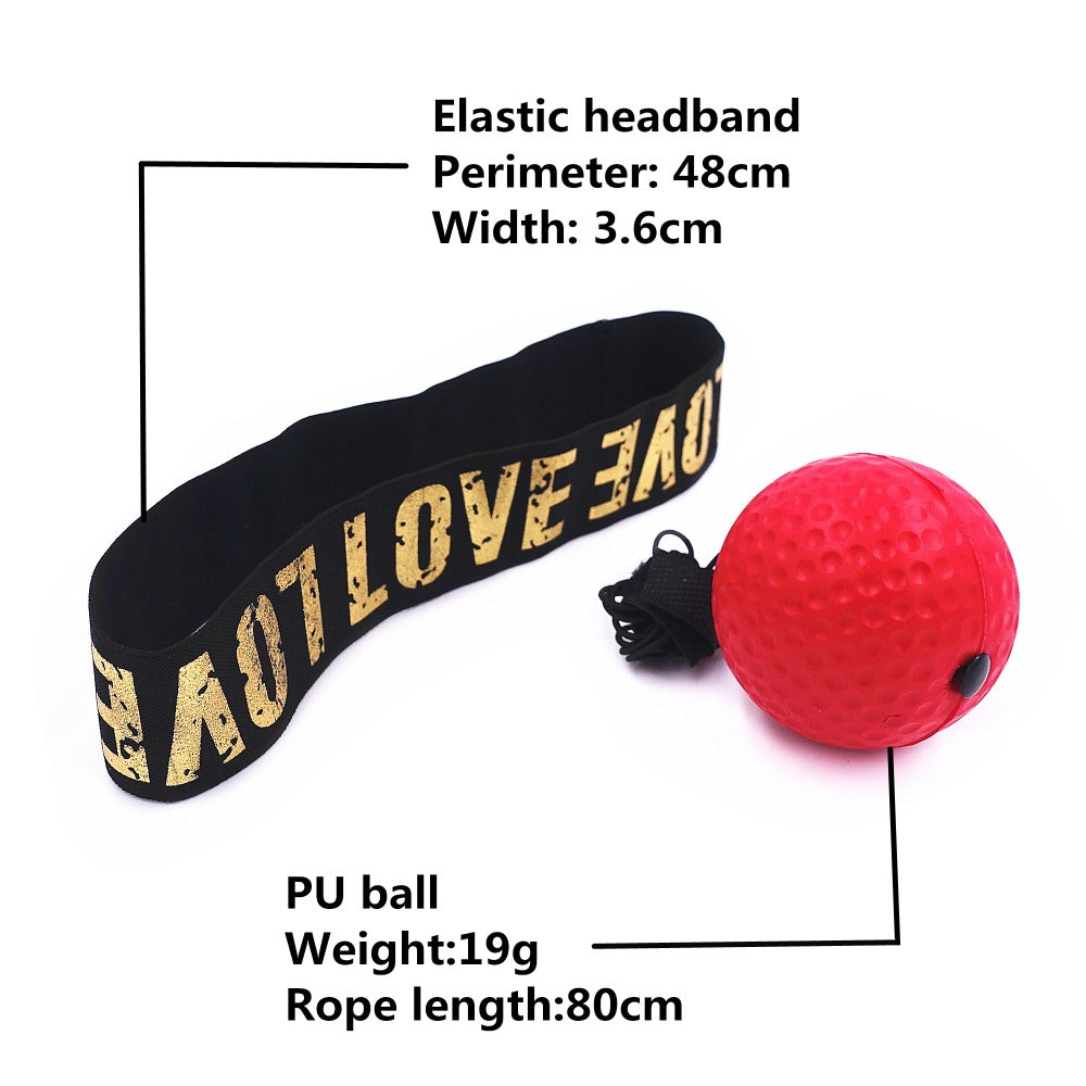 Boxing Reflex Speed Punch Ball Boxing Speedy Boxing Reflexes Punching bag Boxing Reflex Ball, Boxing Ball with Headband, Ideal for Training Hand-Eye Coordination, Agility, Punching Speed, and Reaction Reflex Ball, Boxing Ball with Headband Au+hentic Sport Spot