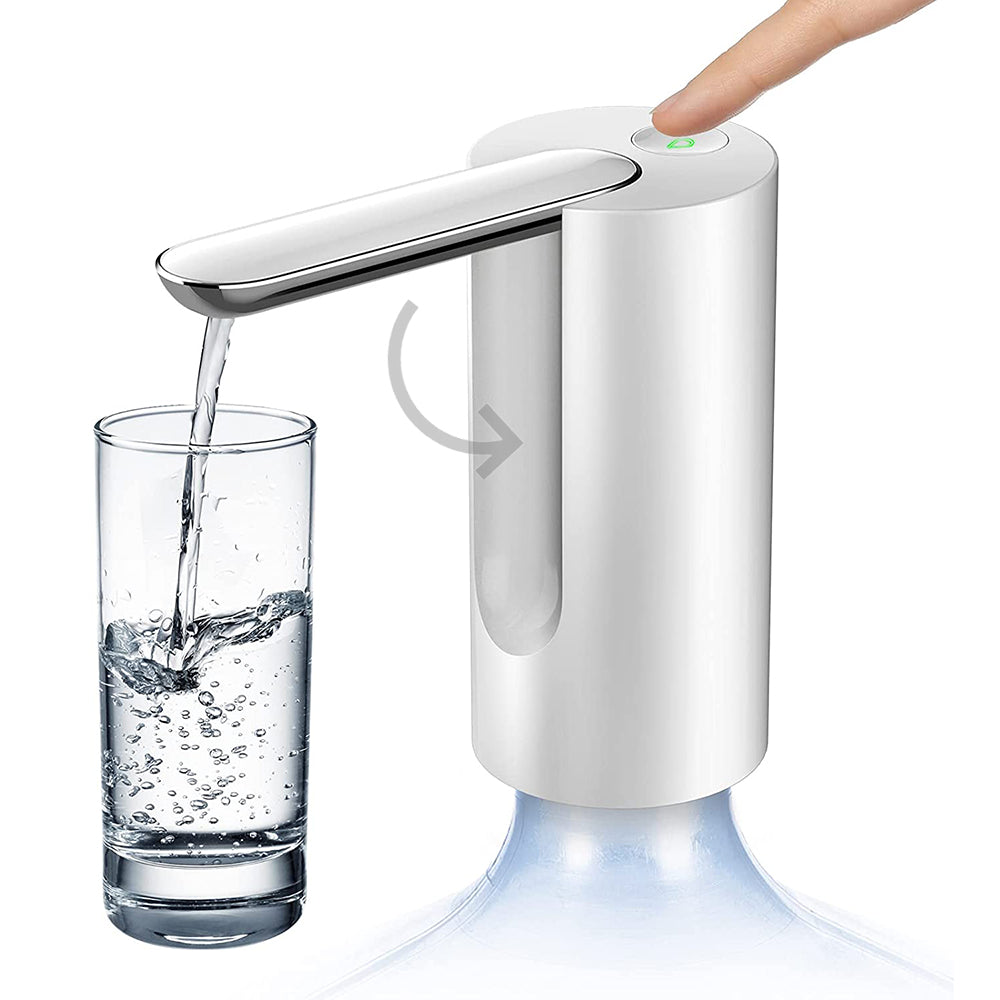 Wireless Electric Gallon Bottle Water Pump, Foldable Water Dispenser, Portable Water Bottle Pump, Automatic Drinking Pure Water Dispenser, Perfect for Outdoor Foldable Water USB Automatic Dispenser Button Control Portable Mini Electric Water Dispenser Au+hentic Sport Spot