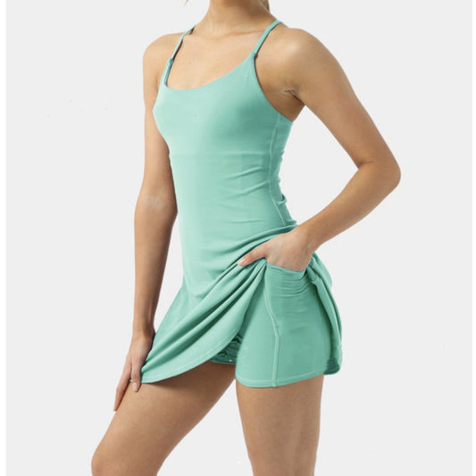 Tennis Dress Women Slip Dresses Sport Skirt Shorts Au+hentic Sport Spot